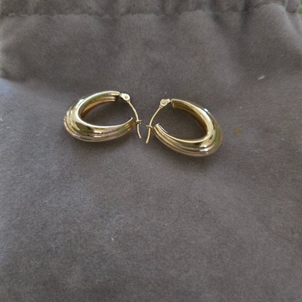 14K Gold Hoop Earrings